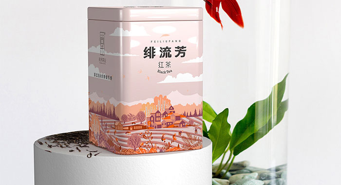 來(lái)自西北深山的玉葉茶葉包裝設(shè)計(jì)-創(chuàng)意插畫(huà)茶葉包裝設(shè)計(jì)